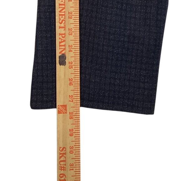 Vintage Liz Claiborne Navy Wool Blend Pleated Trousers Women's Size Petite 10‎ - Picture 4 of 5